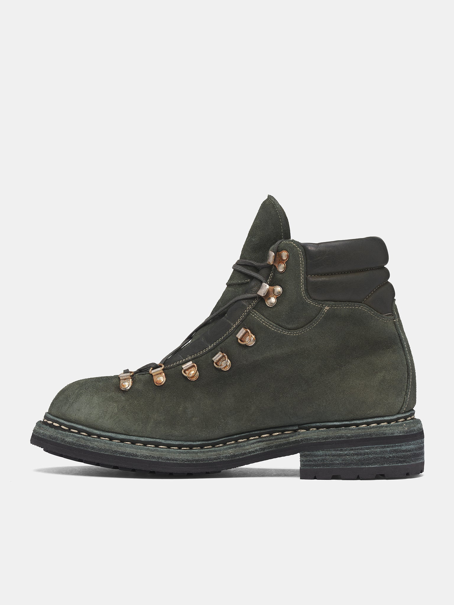 Green 19M Reverse Calf Hiking Boots - 3