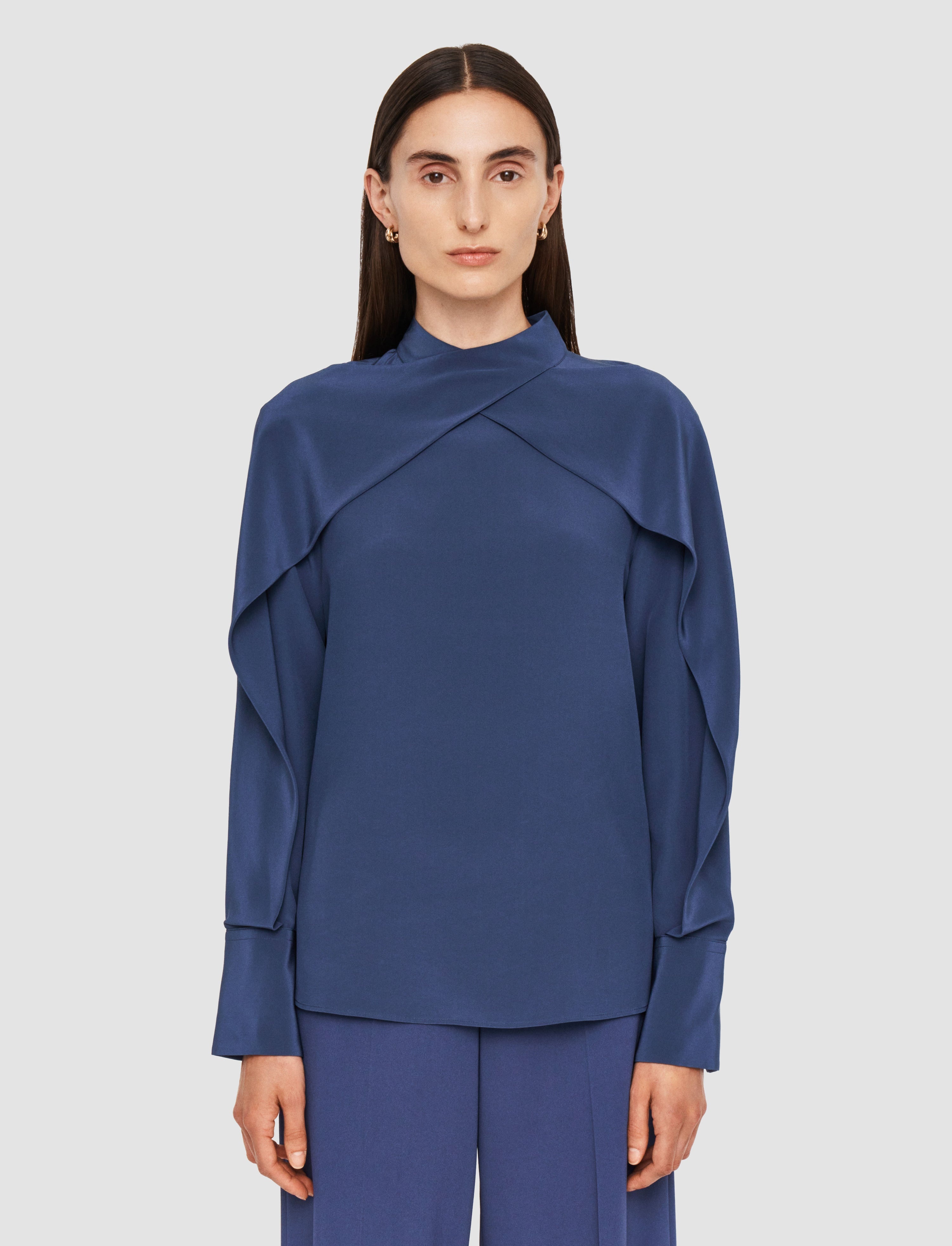 Bailie Silk Crepe de Chine Blouse - 3