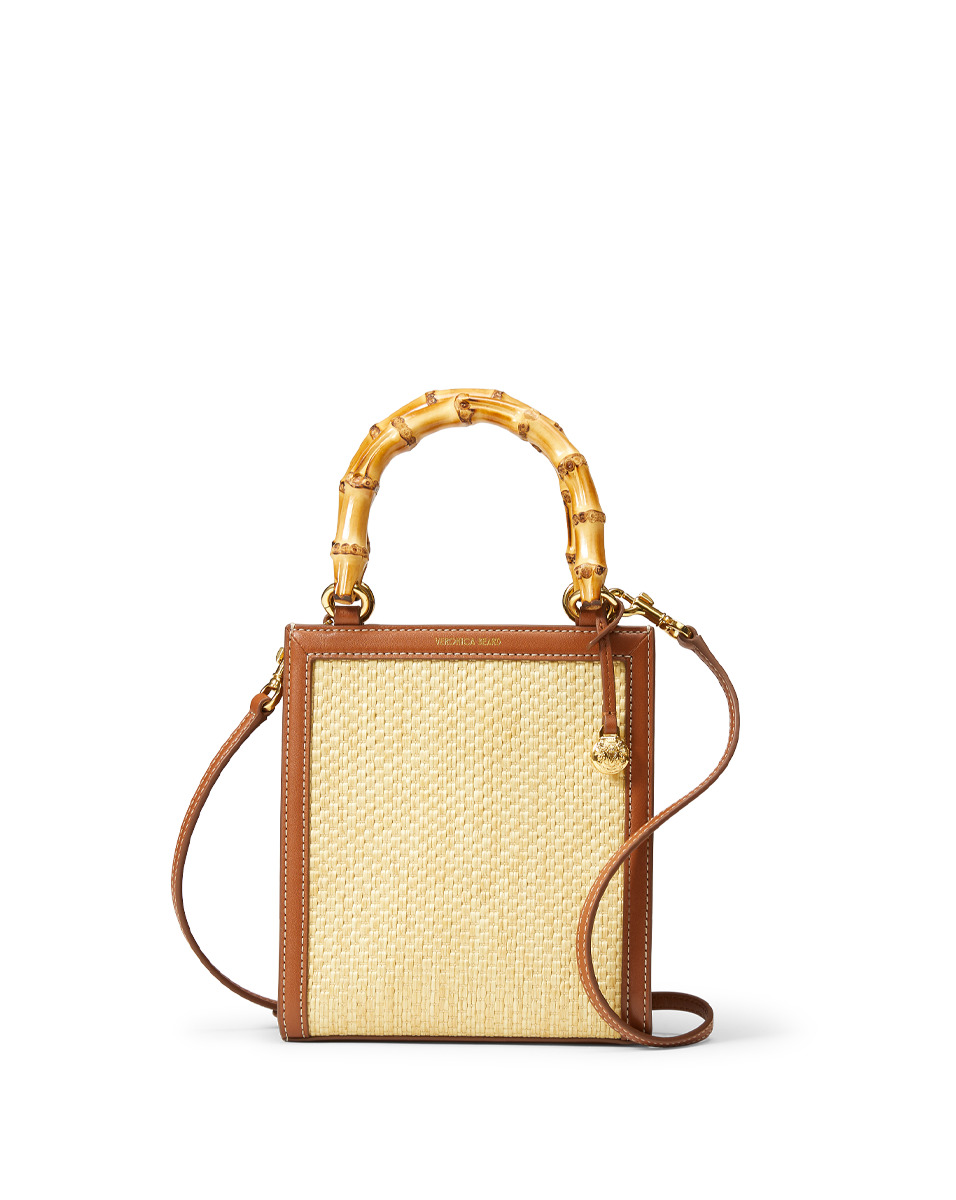 BAMBOO-HANDLE RAFFIA SHOPPER BAG - 7