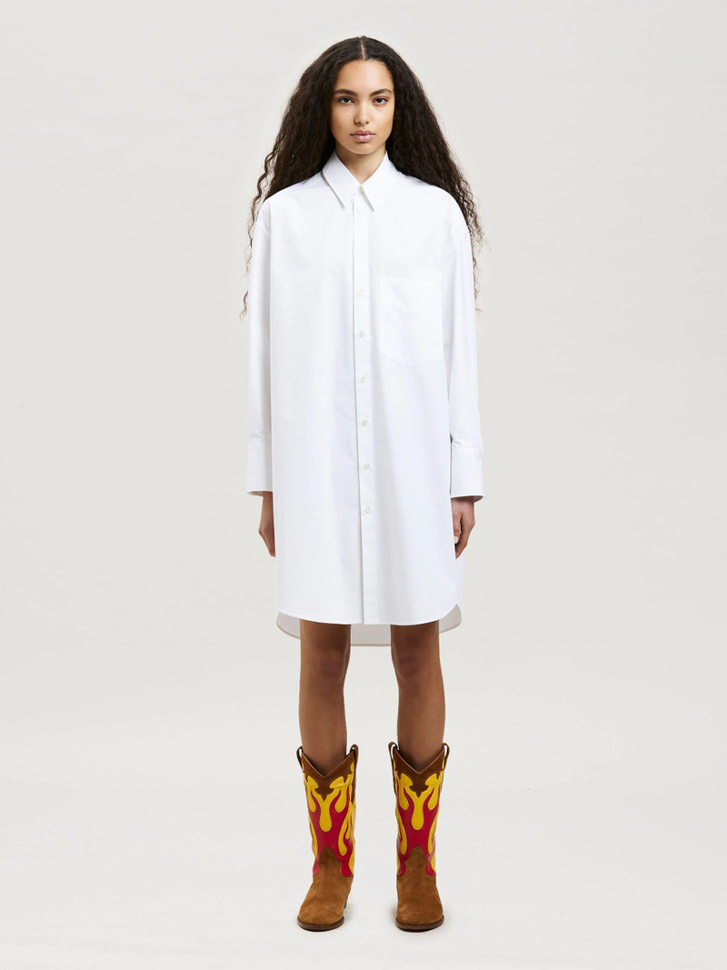 RHINESTONE OVER LOGO SHIRTDRESS 3