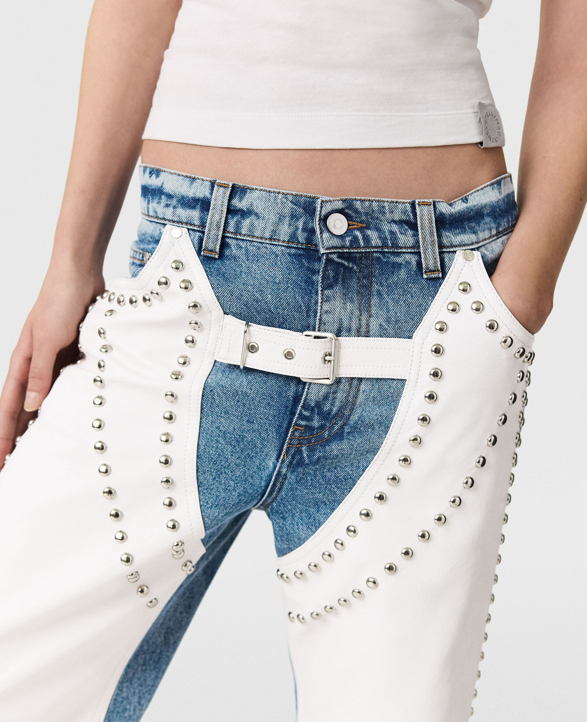 Chaps Studded Straight-Leg Jeans - 4