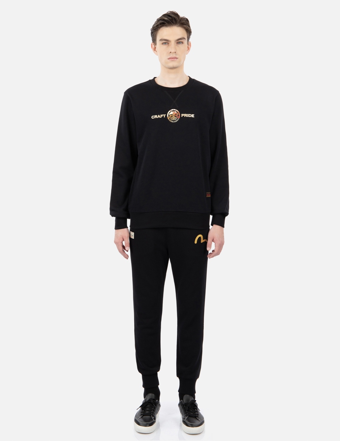 GRADATED DRAGON-DUO DAICOCK PRINT SWEATSHIRT - 6