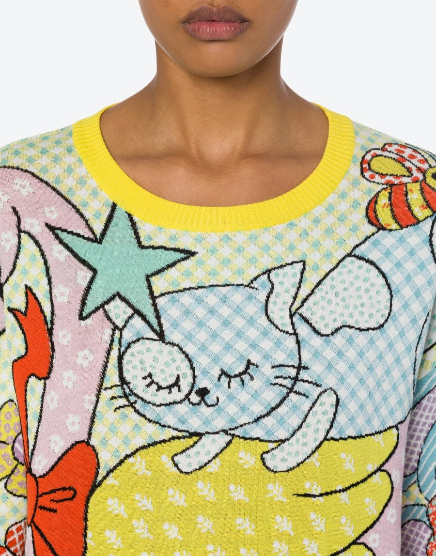 MENAGERIE COUTURE COTTON SWEATER - 4