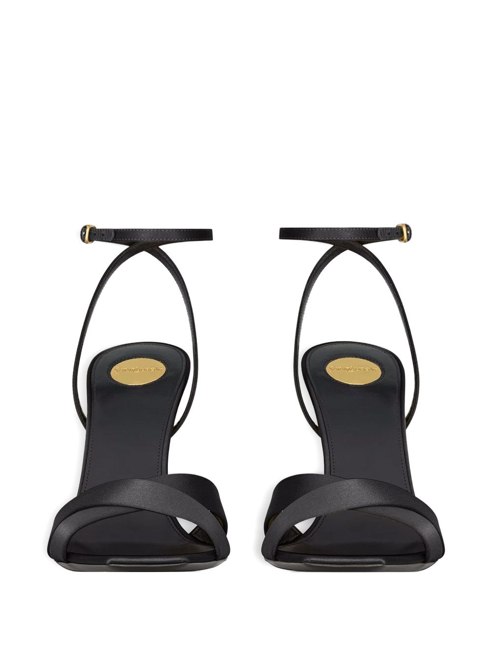 110mm crossover-straps wedge sandals - 2