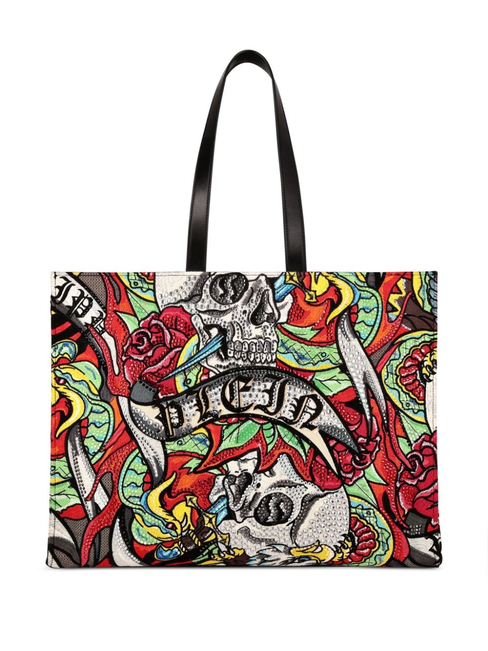 Tattoo print shopping bag - 2