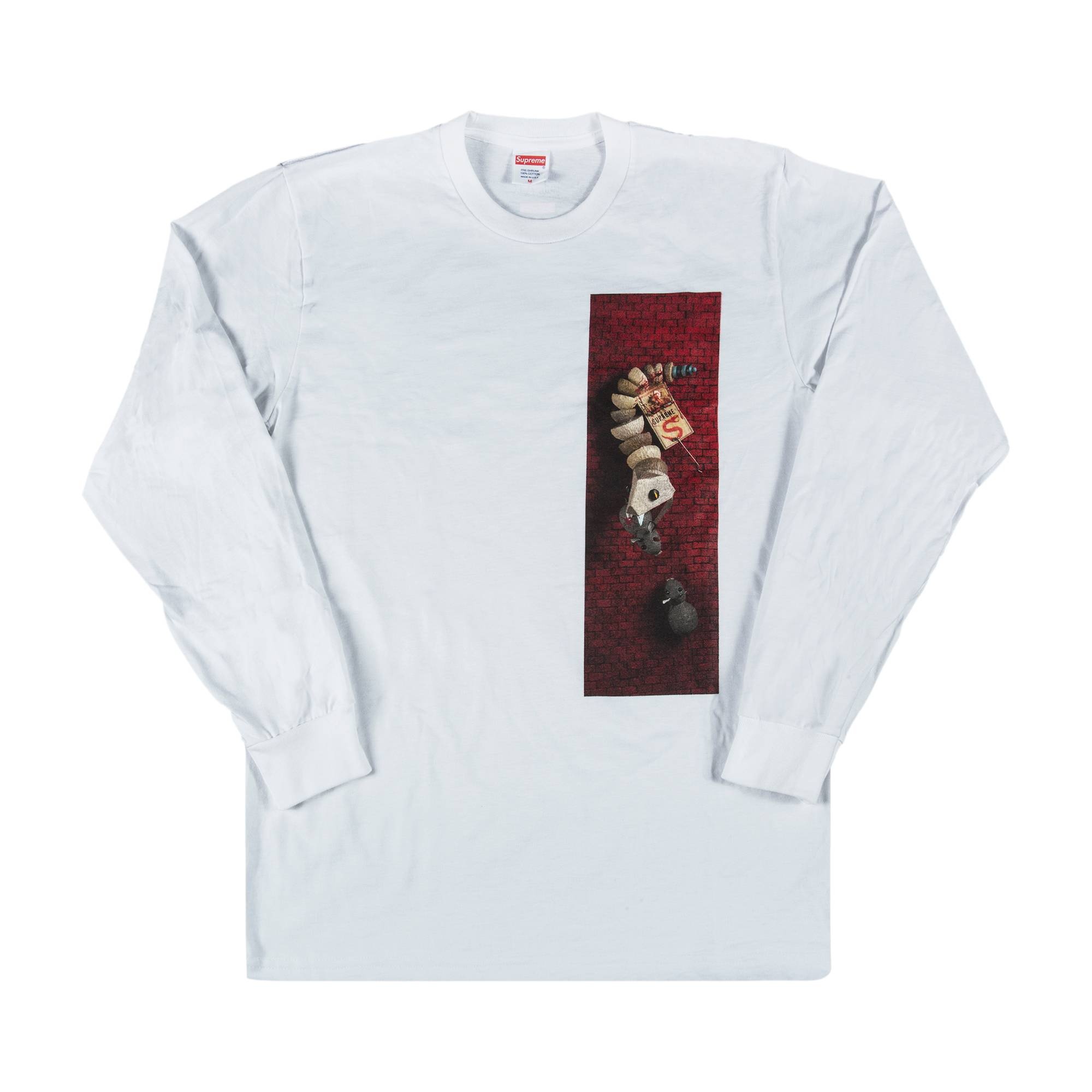 Supreme Mike Hill Snaketrap Long-Sleeve T-Shirt 'White' - 1