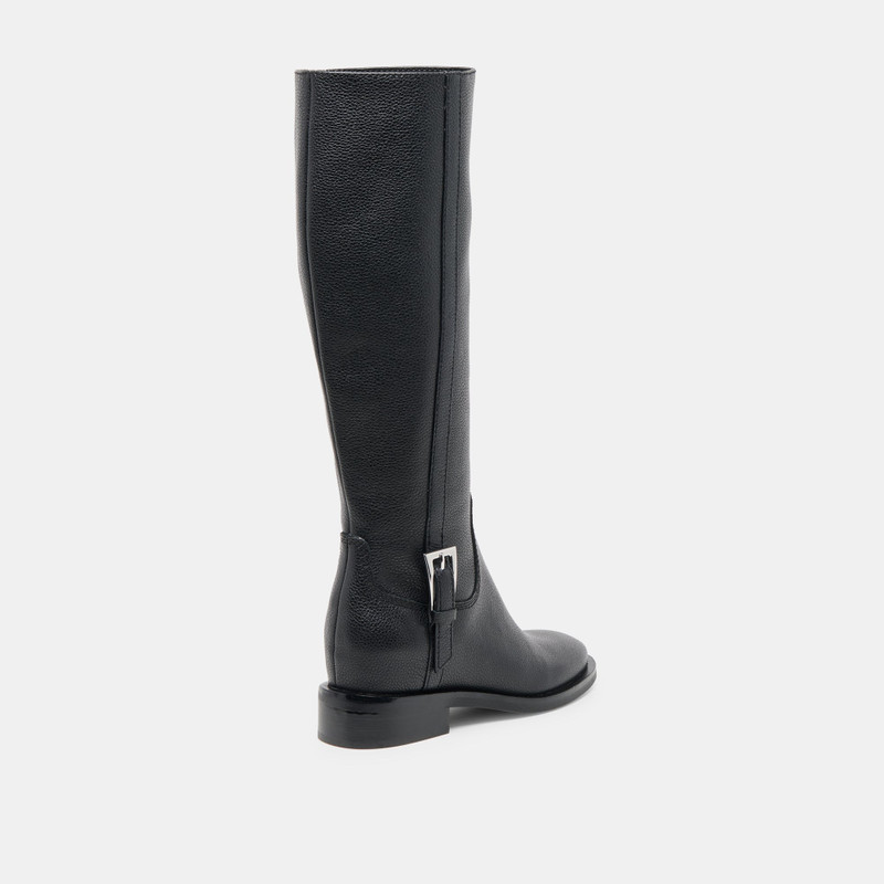 KILIAN H2O WIDE CALF BOOTS BLACK LEATHER 4