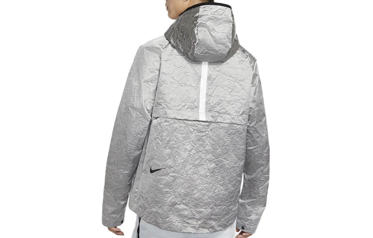 Nike Nsw tech pack Woven Hooded Jacket Silver CU3759-095 - 2