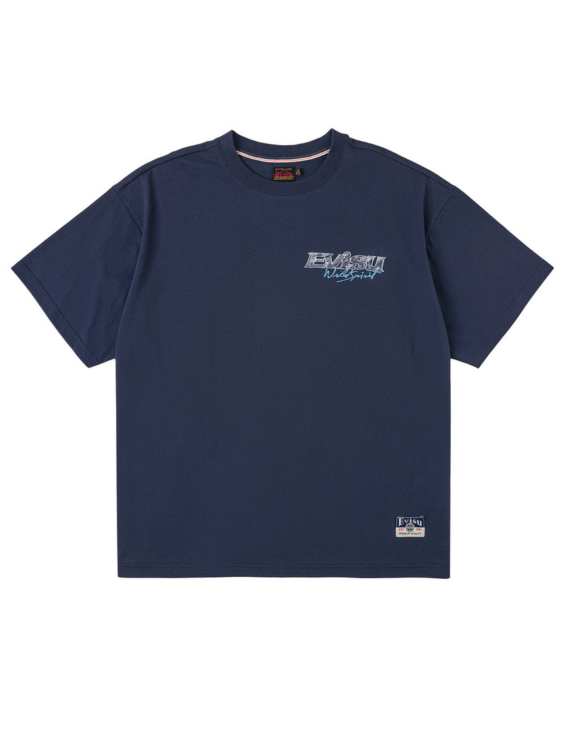 EVISU Flaming Kamon Snooker Print T-shirt outlook