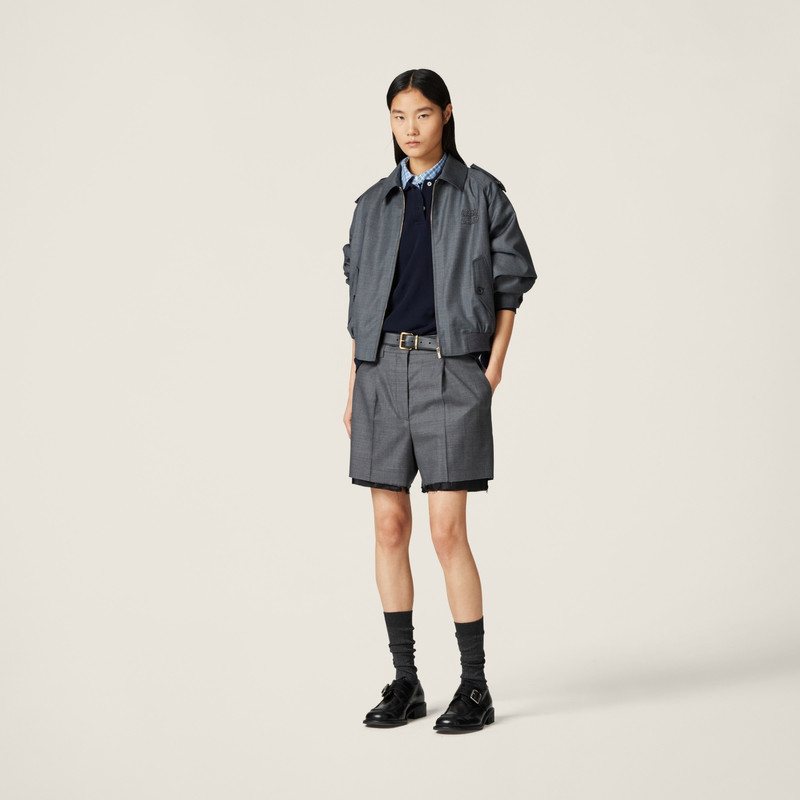 Miu Miu Grisaille Bermudas outlook