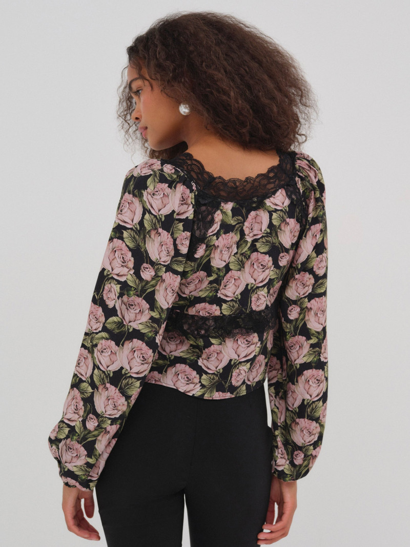 For Love & Lemons Clarisse Blouse outlook