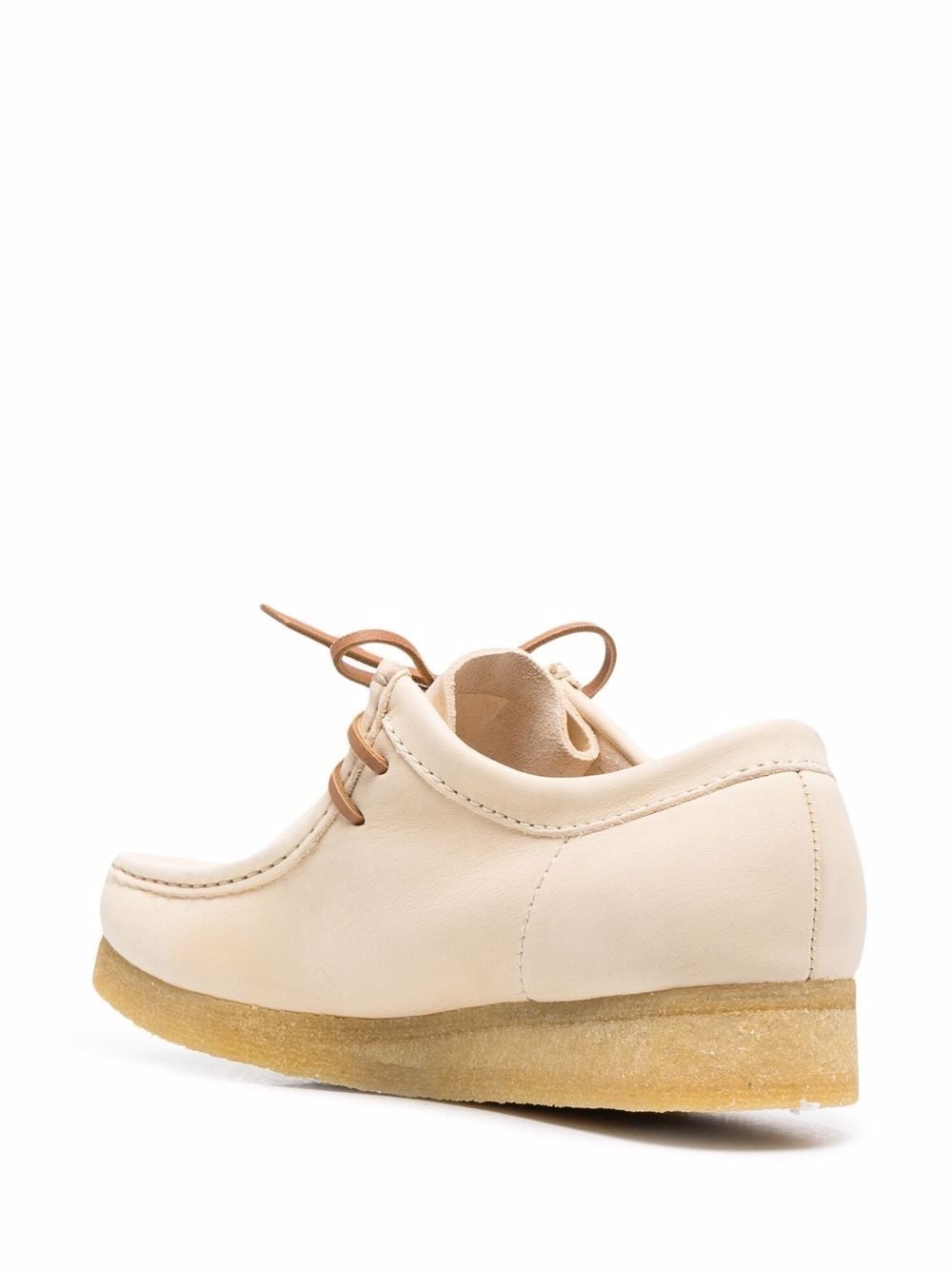 Wallabee lace-up leather boots - 3