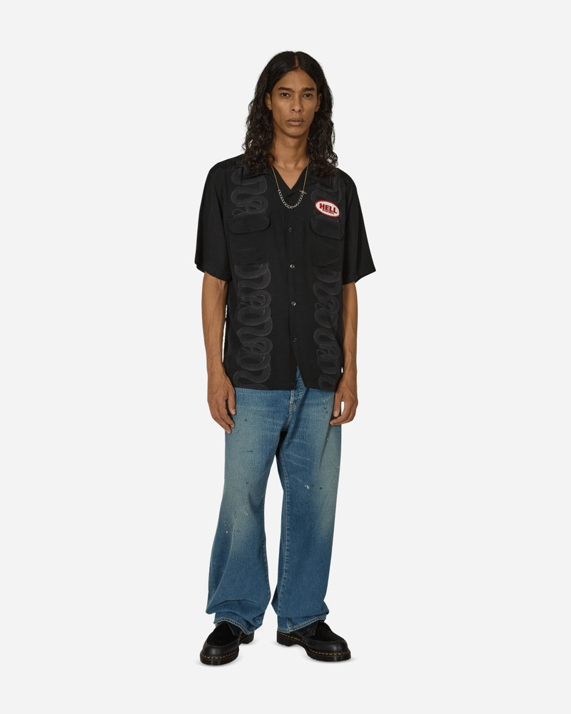 Hysteric Glamour Hysteric Hell Shortsleeve Shirt Black outlook