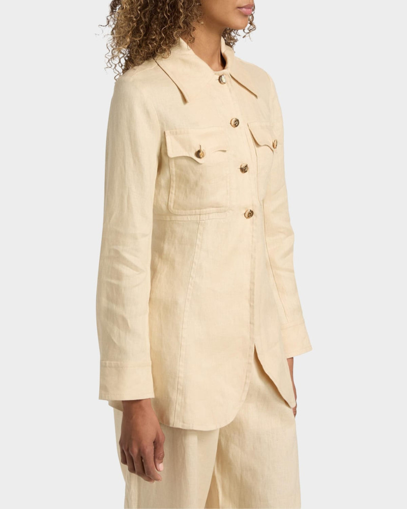 Carousel Belted Linen Shirt 7