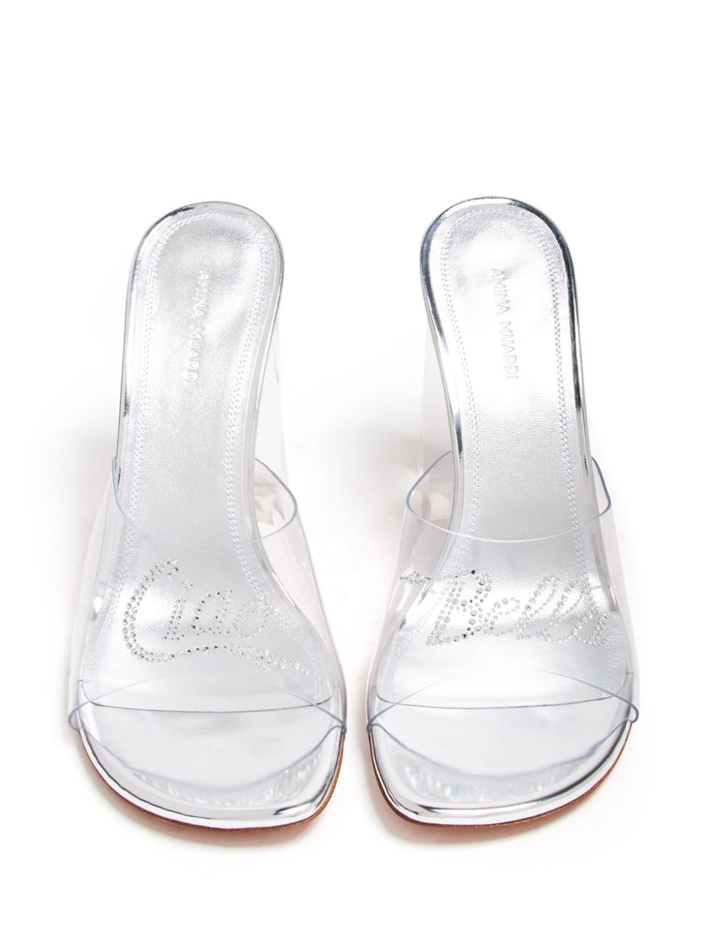 95mm Bella Glass Mules - 4