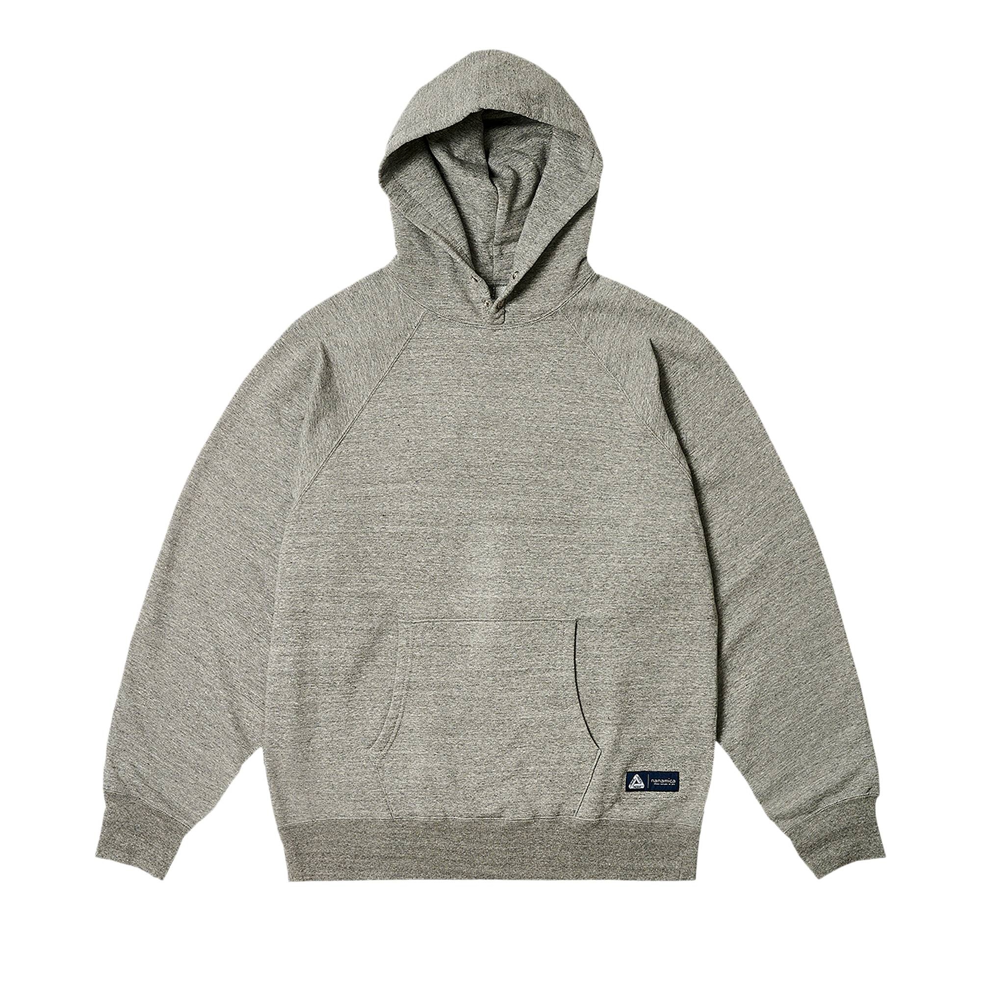 nanamica x Palace Hooded Sweatshirt 'Heather Grey' - 1