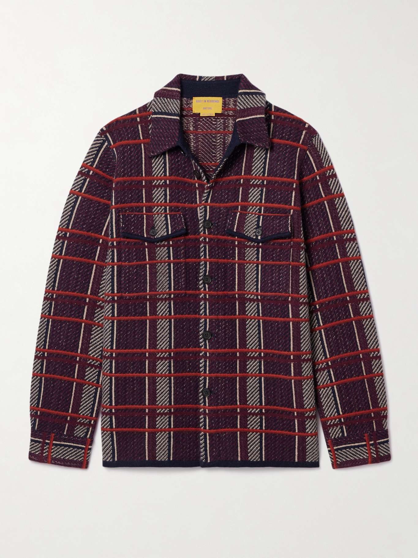 Checked cashmere shirt - 1