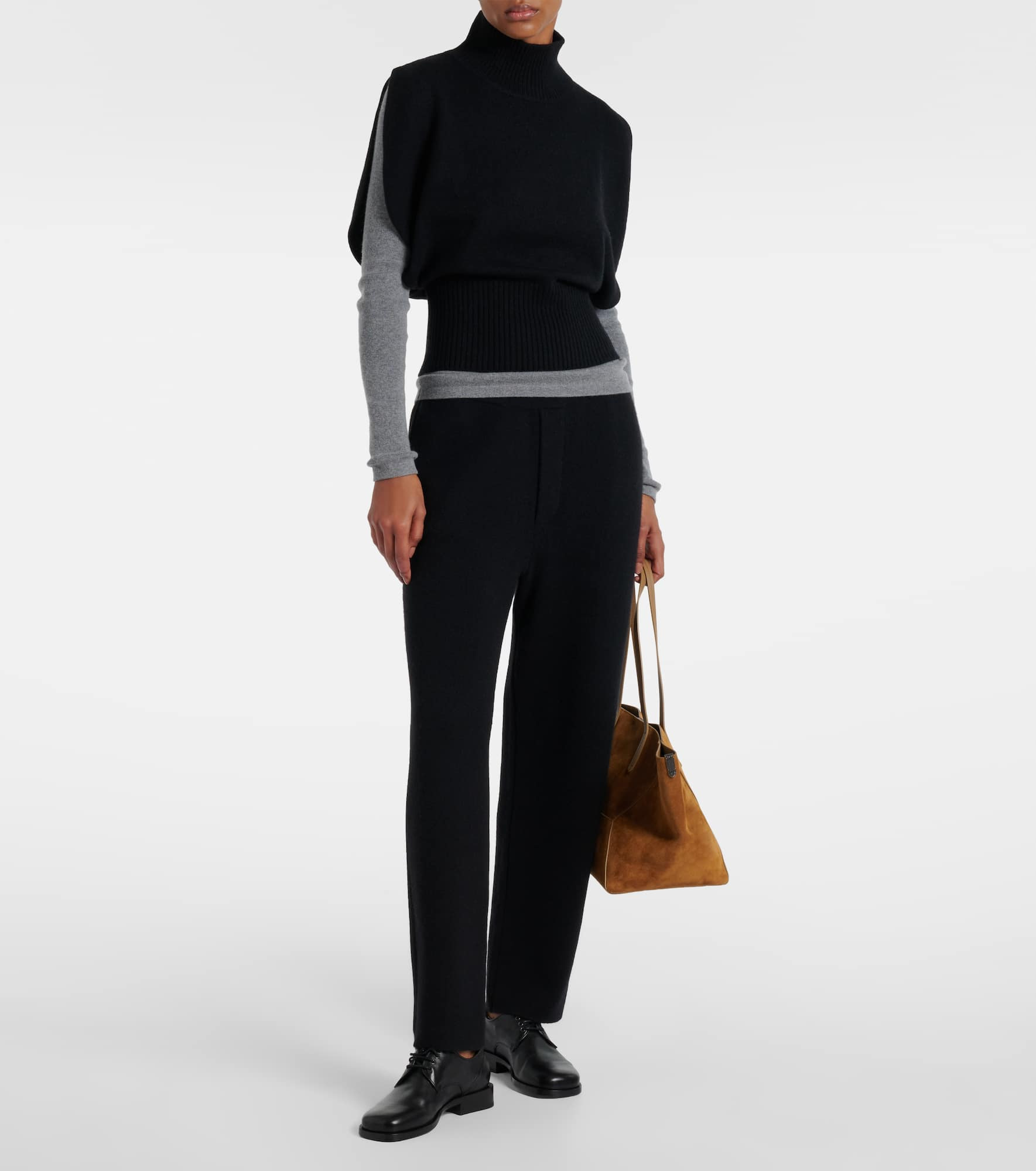 Zaya knitted cashmere top - 2