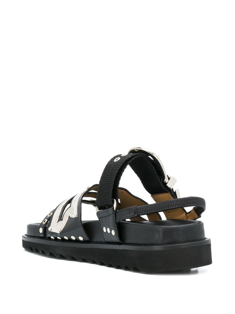 studded strap sandals 3