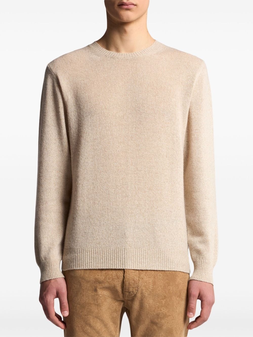 crew-neck cashmere jumper - 2