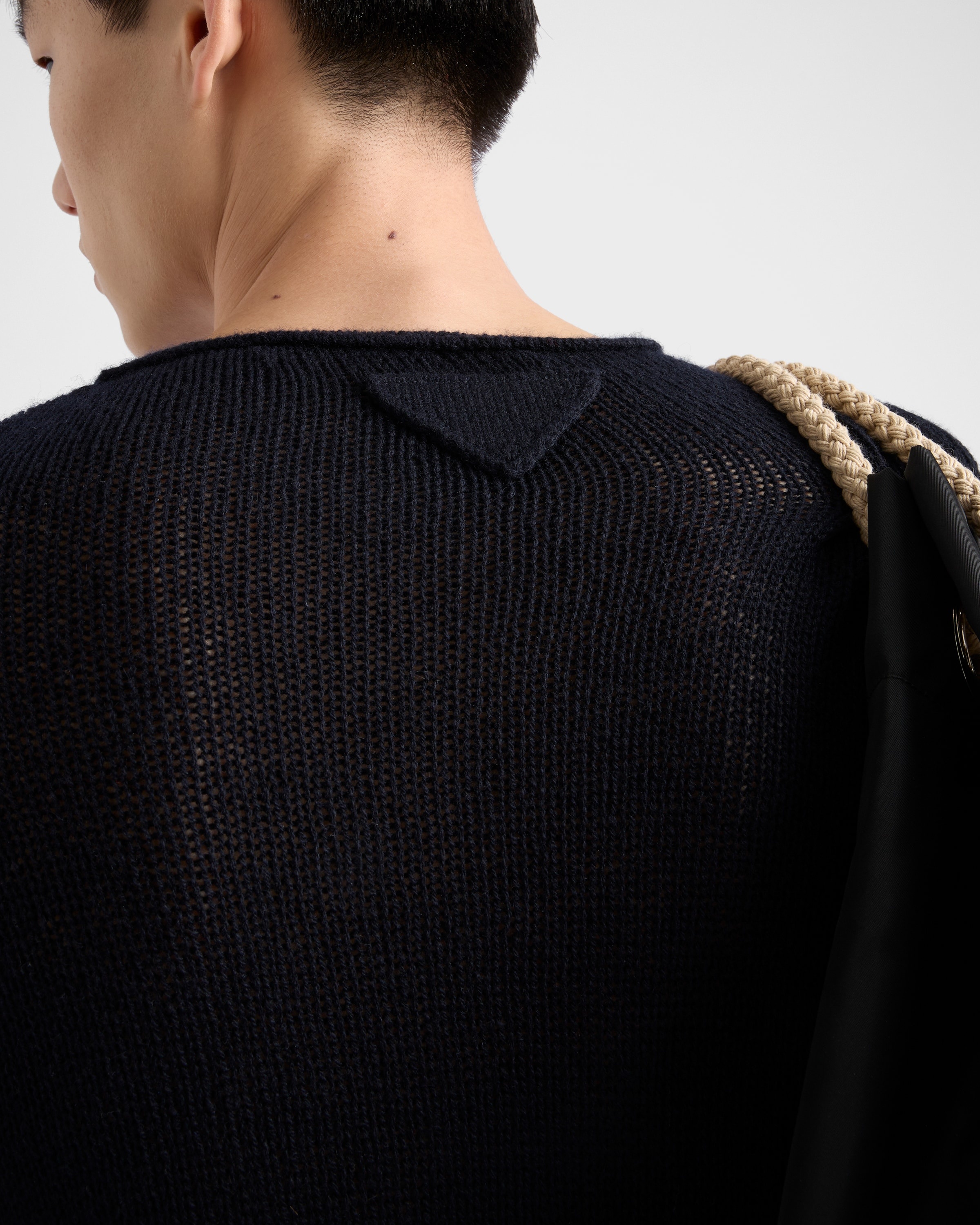 Short-sleeved cashmere sweater - 4