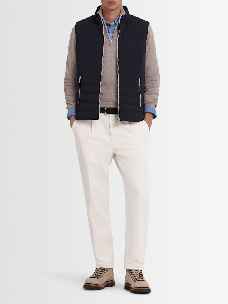 Brunello Cucinelli Nylon blend down vest outlook