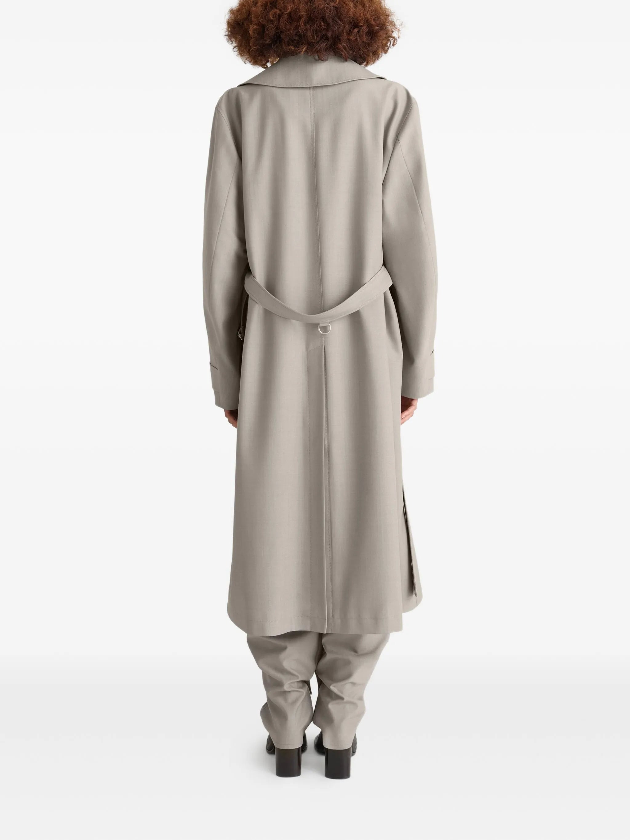 Lemaire Double-breasted Belted Trench Coat - 2