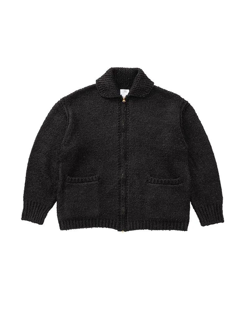 COWICHAN KNIT (MAWATA) W BLACK - 1