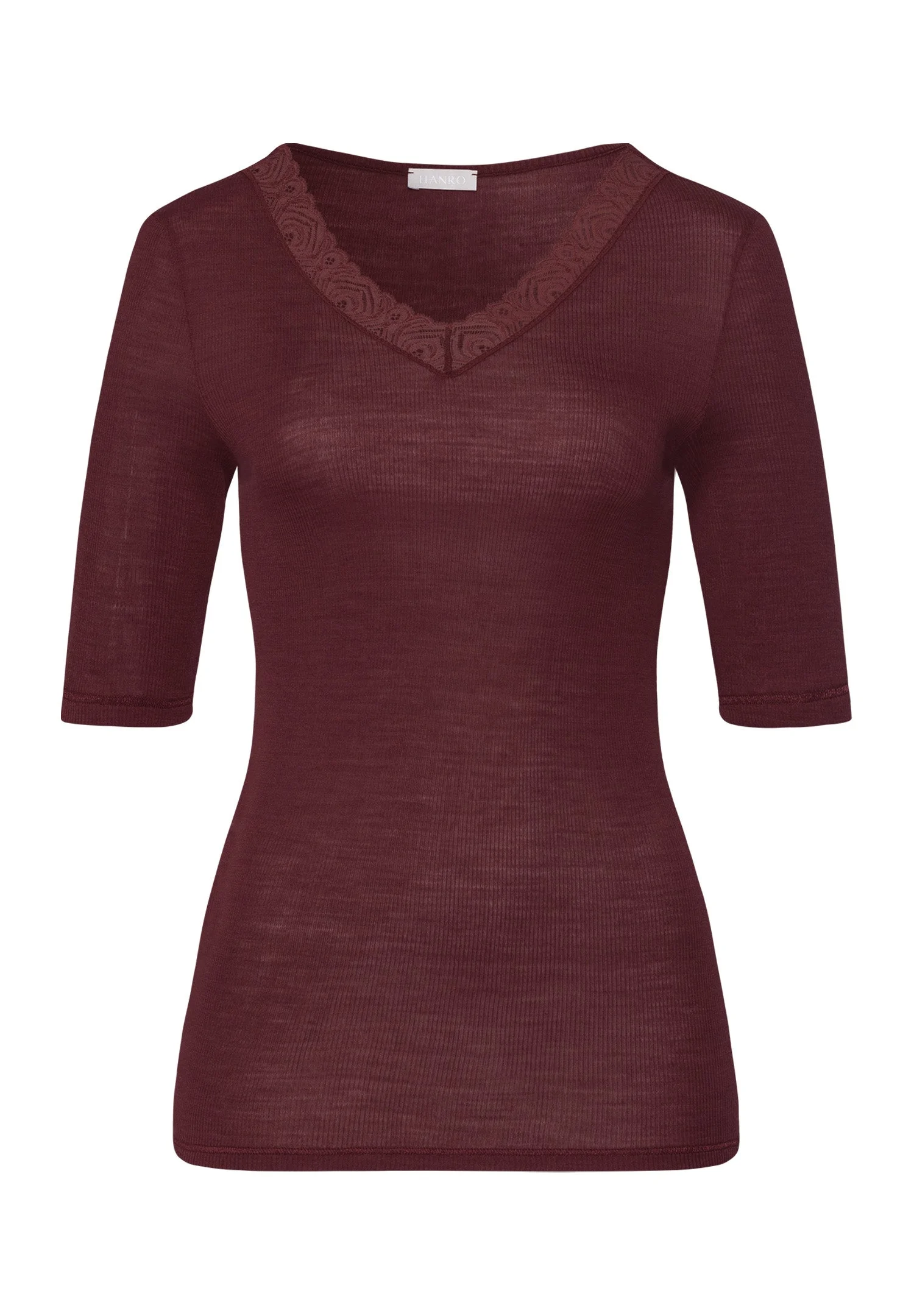 Woolen Lace Lace Trim Wool And Silk Top - 1