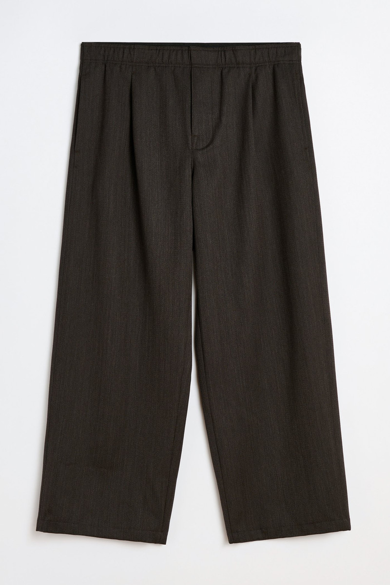 Leisure Trouser Havana Brown Chain Wool 1