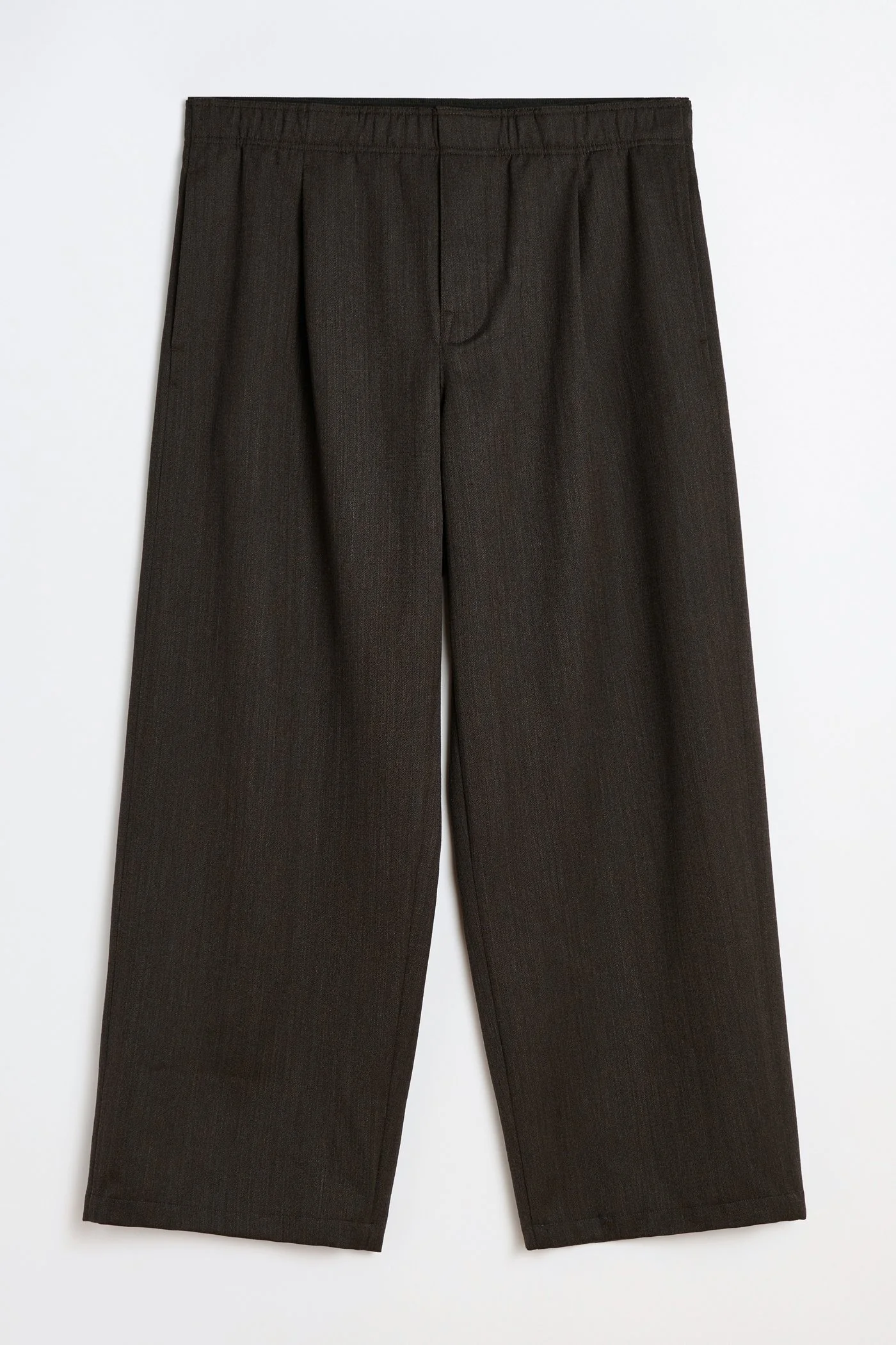 Leisure Trouser Havana Brown Chain Wool - 1