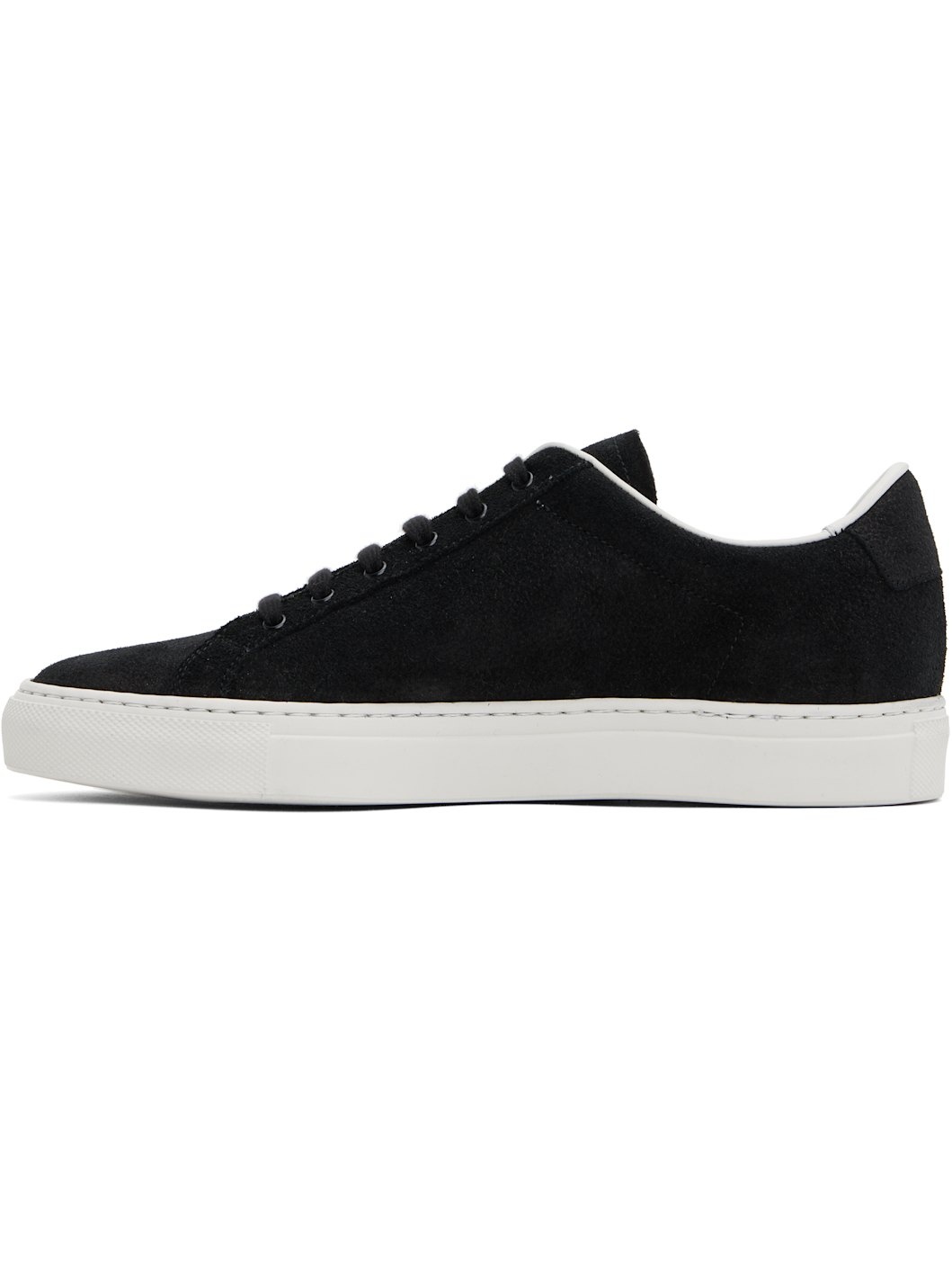 Black Retro Suede Sneakers - 3