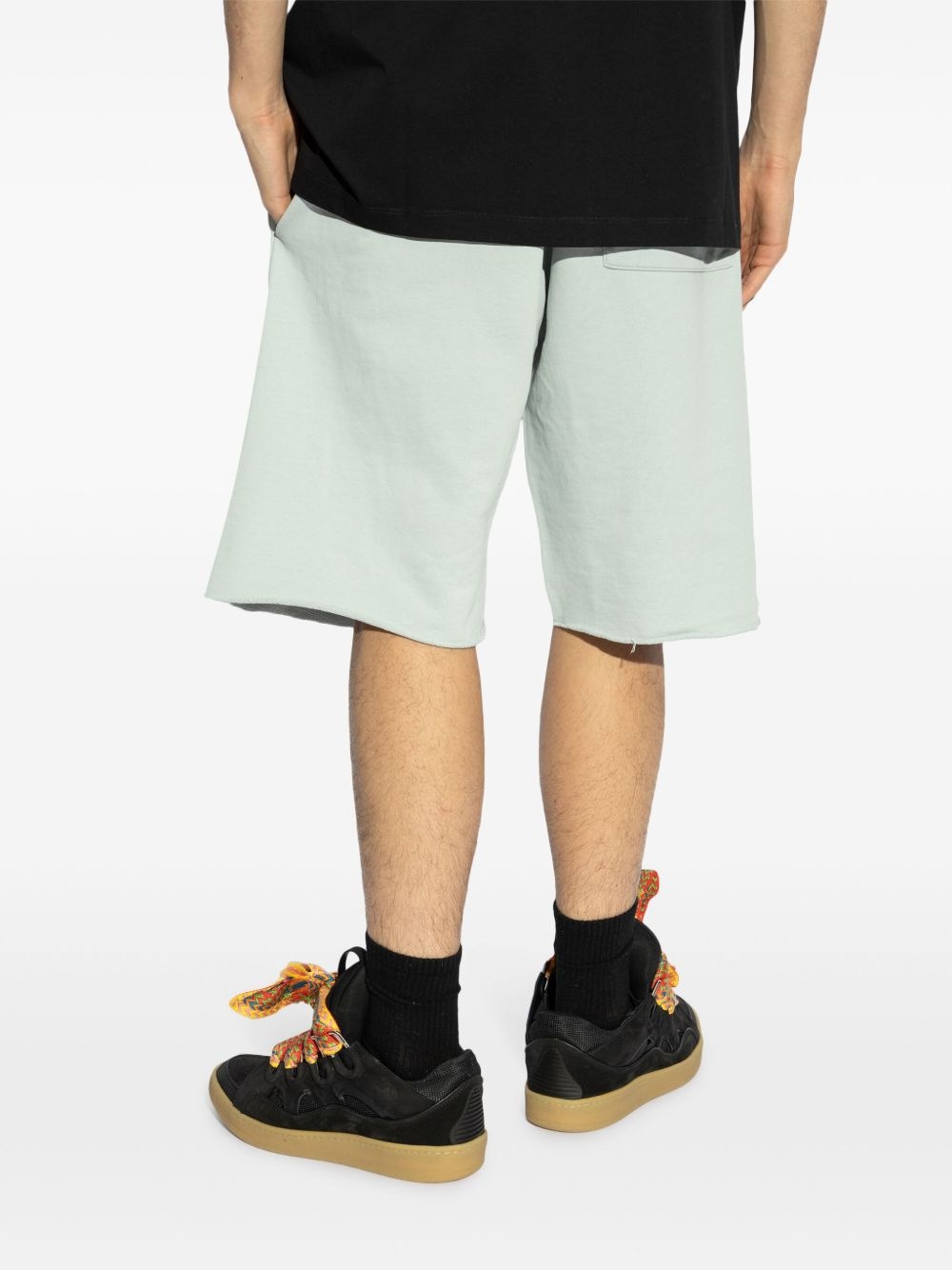 logo-print track shorts - 4