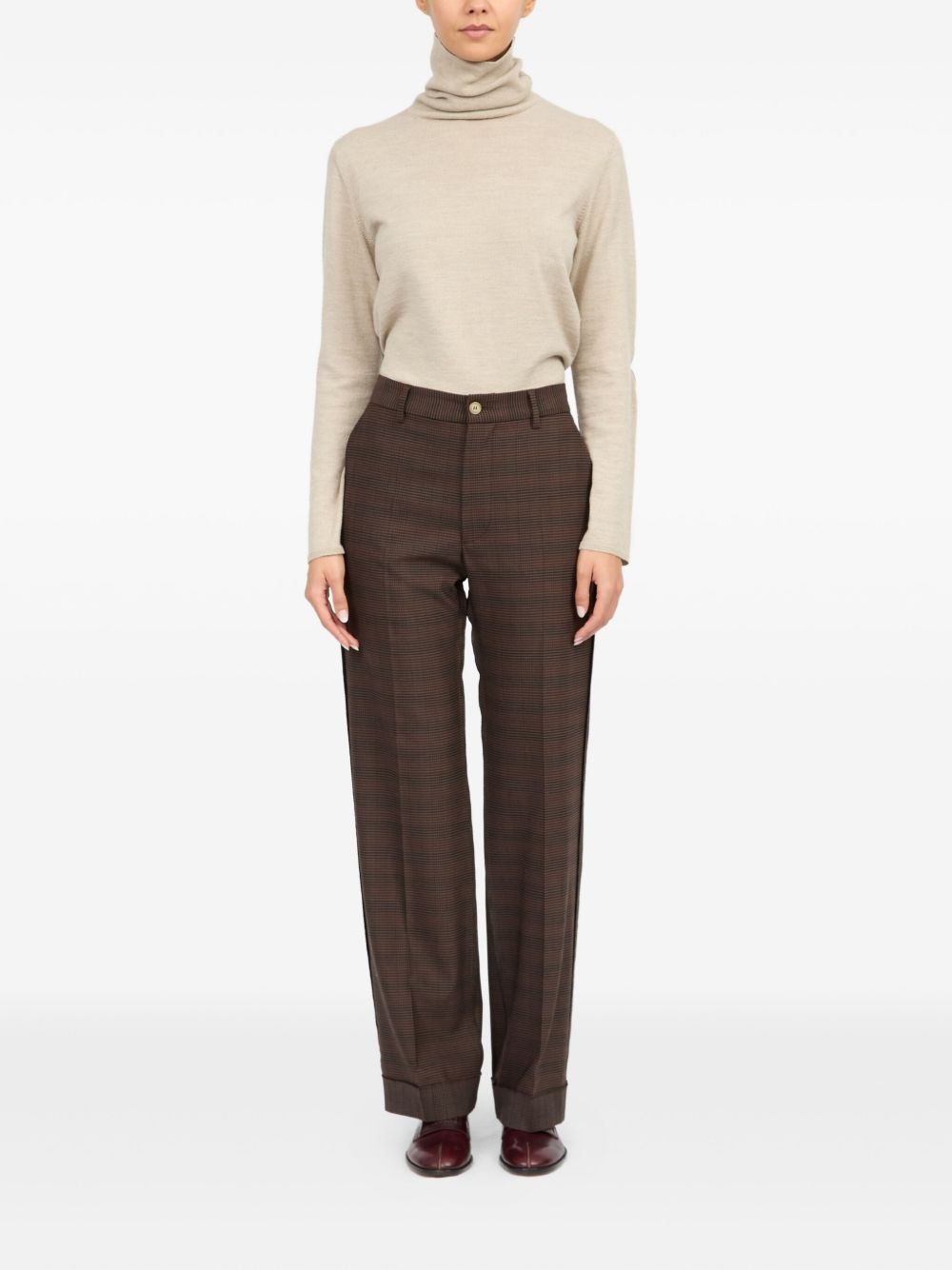 checked pants - 2