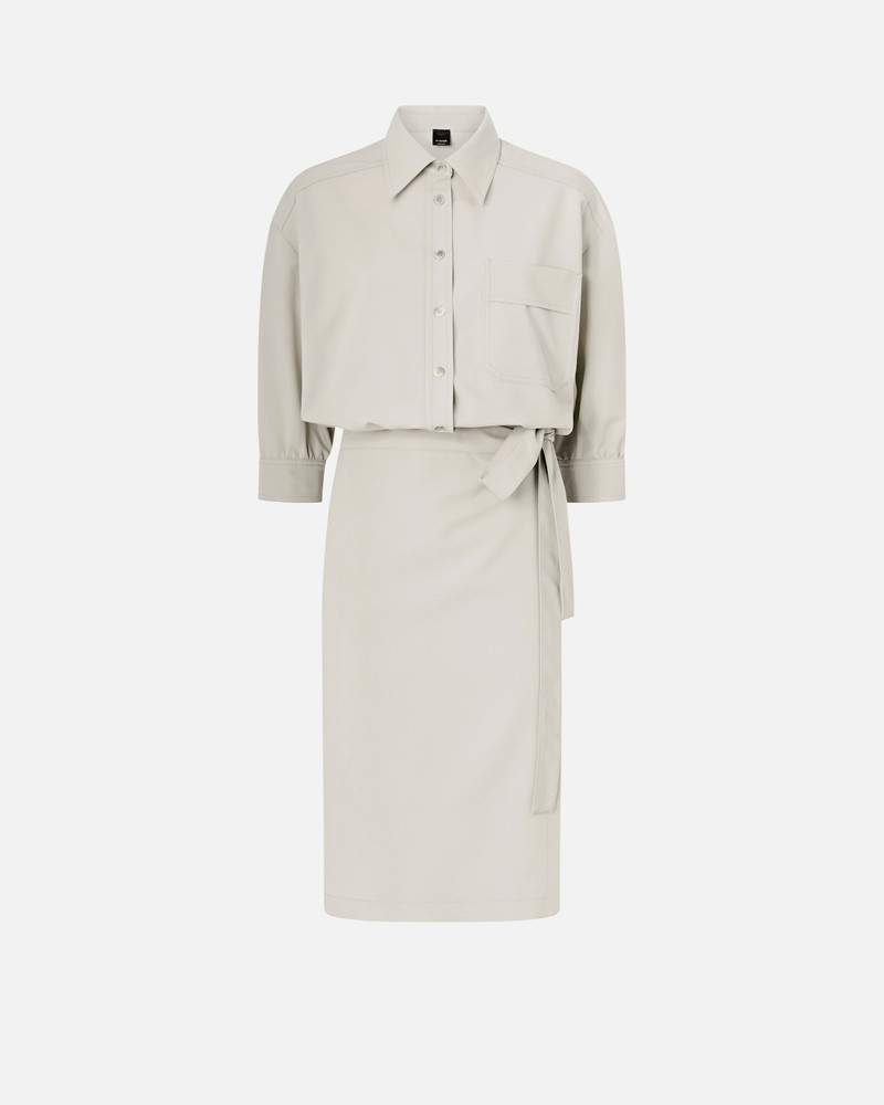 MIDI DRESS WITH A SHIRT-STYLE BODICE 1