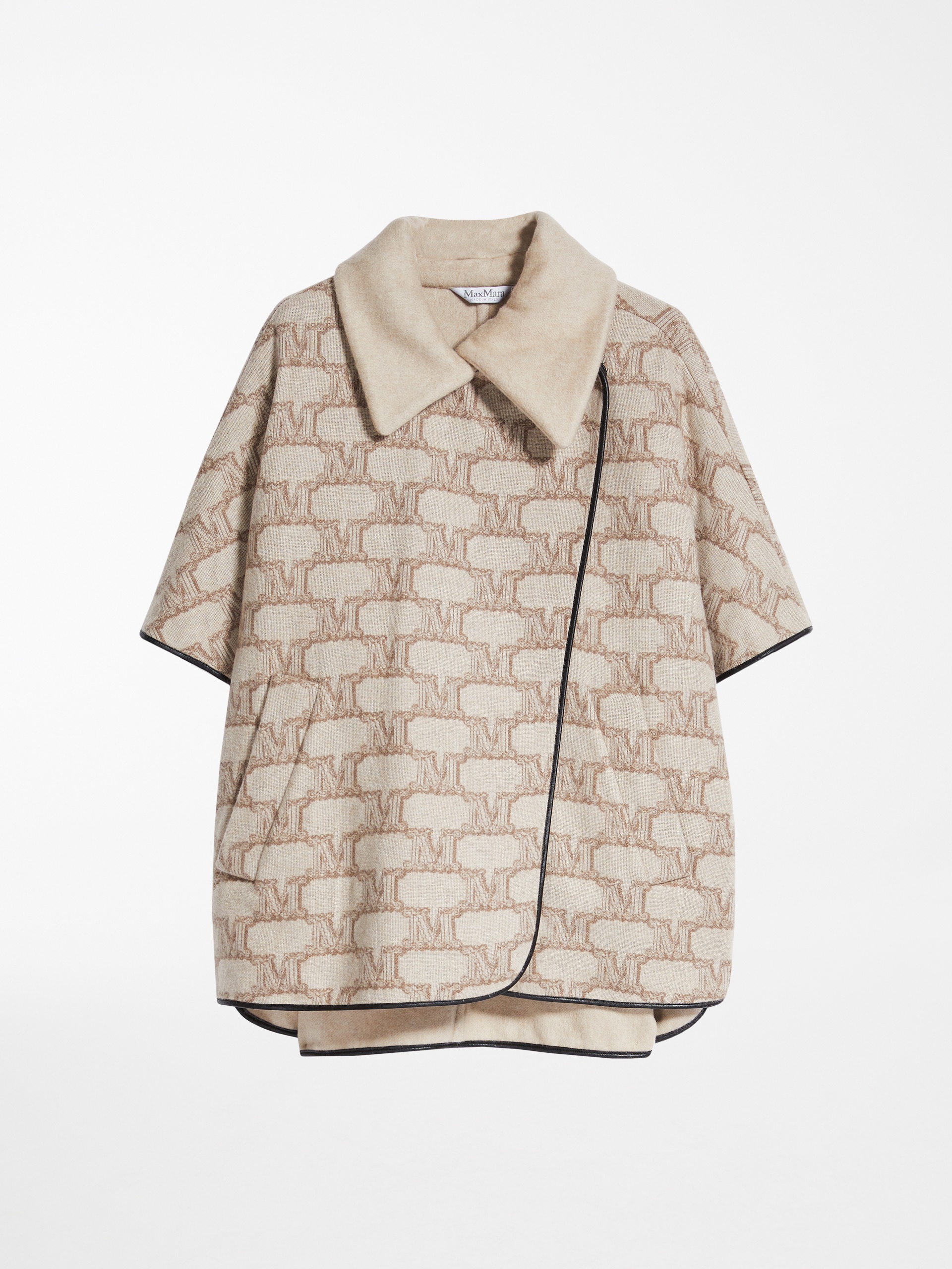 AMBRA Wool and cashmere cloak - 1