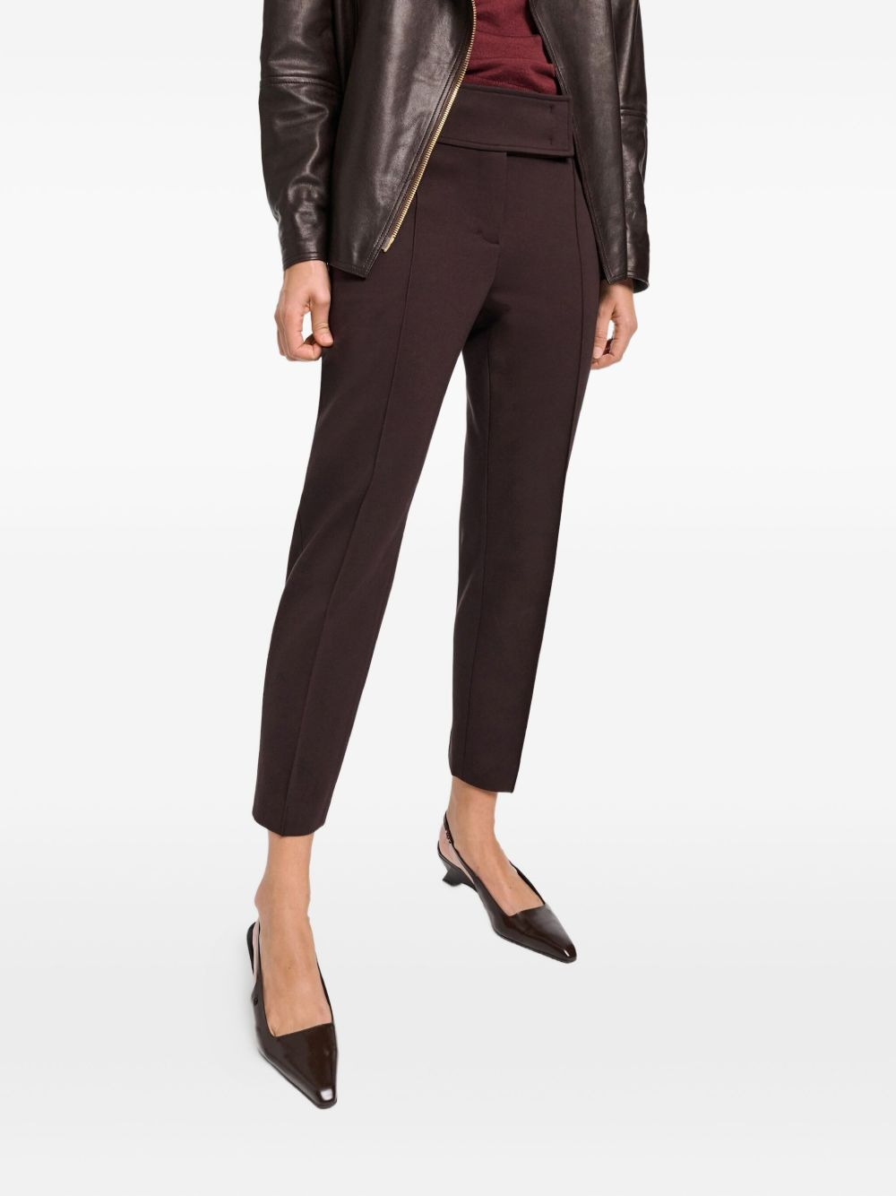 Emotional Essence Milano-stitch cigarette trousers - 3