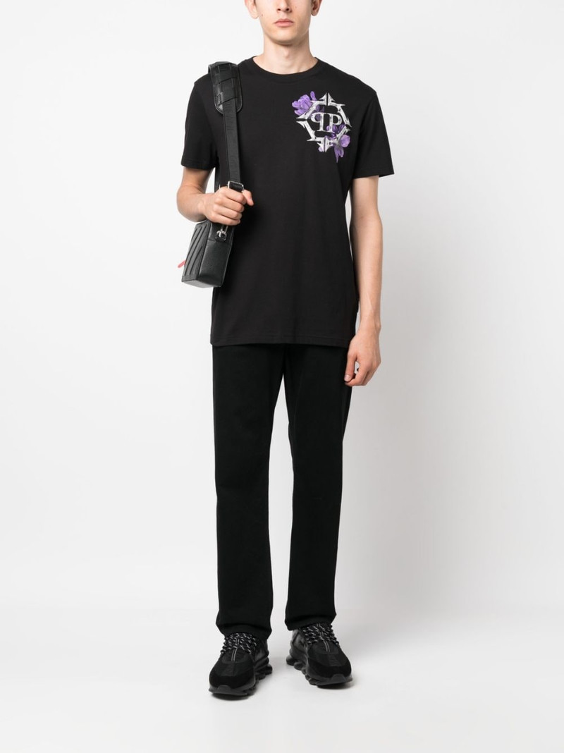PHILIPP PLEIN logo-print cotton T-shirt outlook