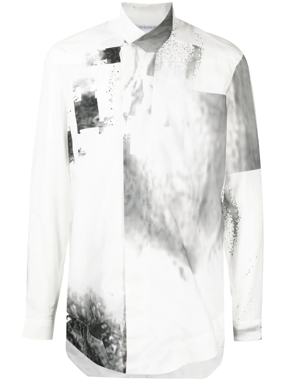 graphic-print long-sleeve shirt - 1