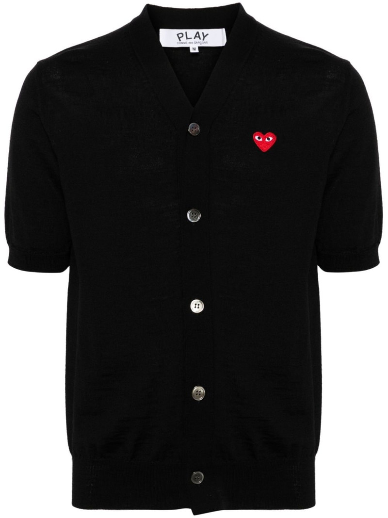 V-neck wool cardigan 1