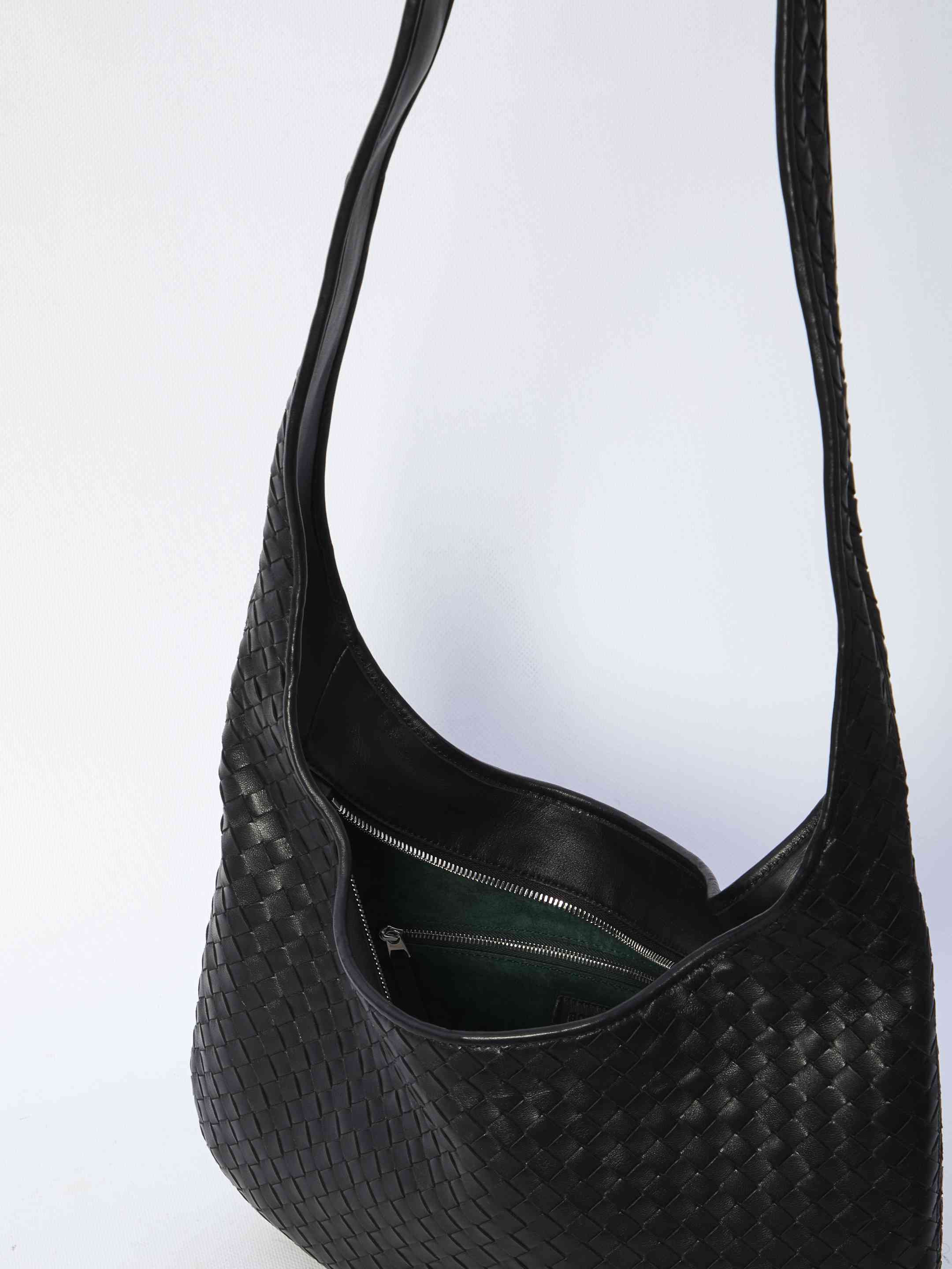 Bottega Veneta Men Black Veneto Bag - 4