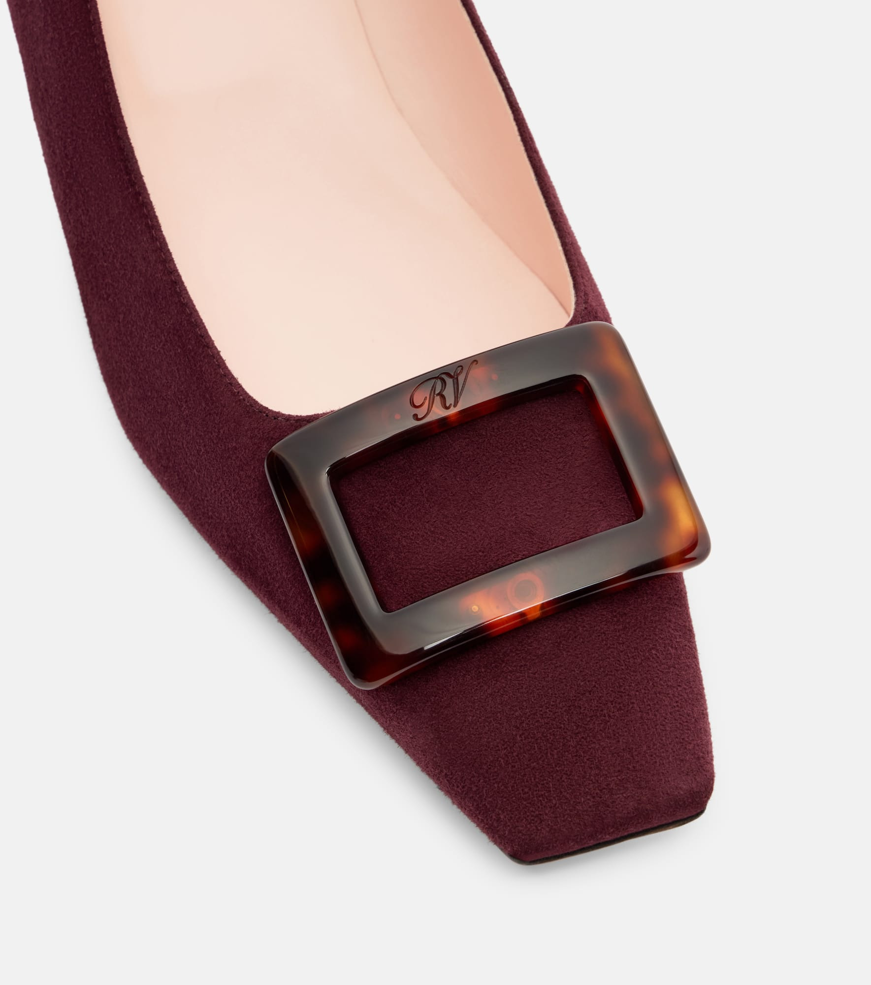 Belle Vivier 45 suede pumps - 5