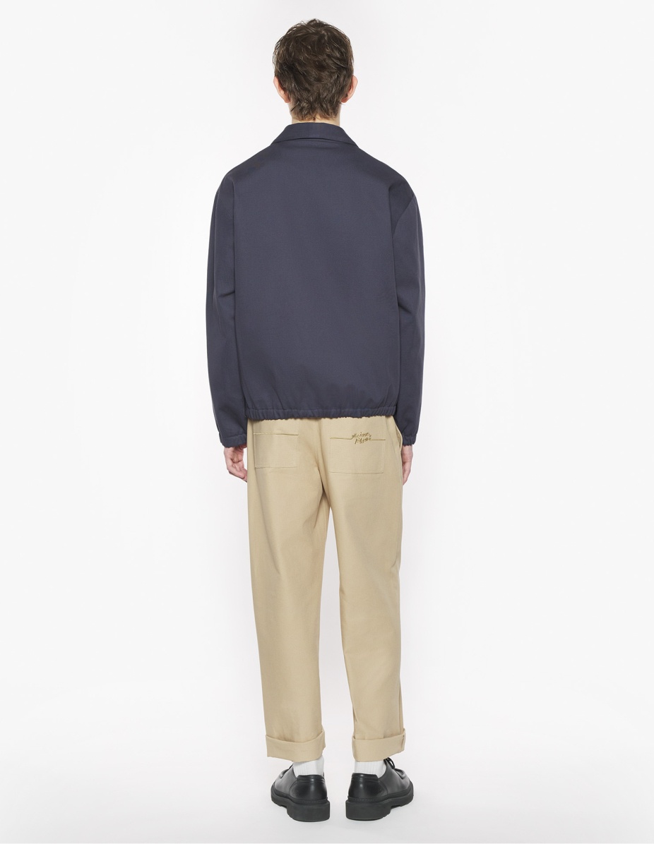 ELASTICATED ZIPPED BLOUSON - 5