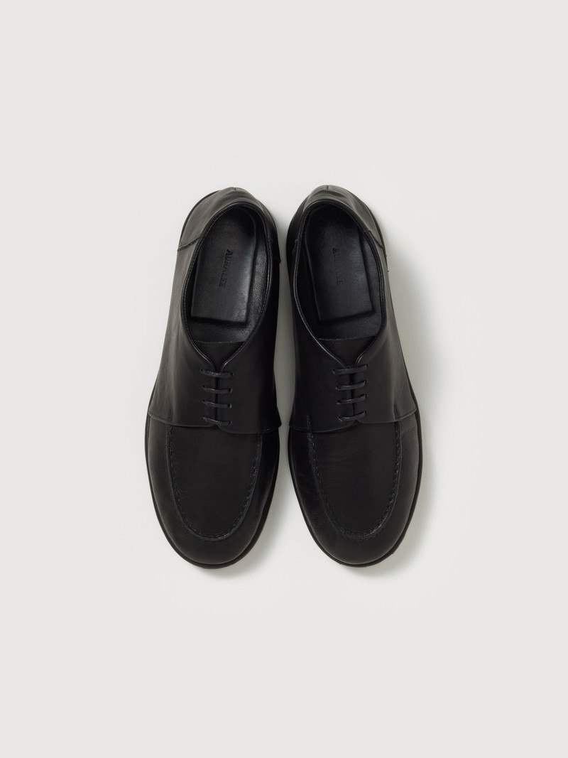 AURALEE LEATHER LACE-UP SHOES outlook