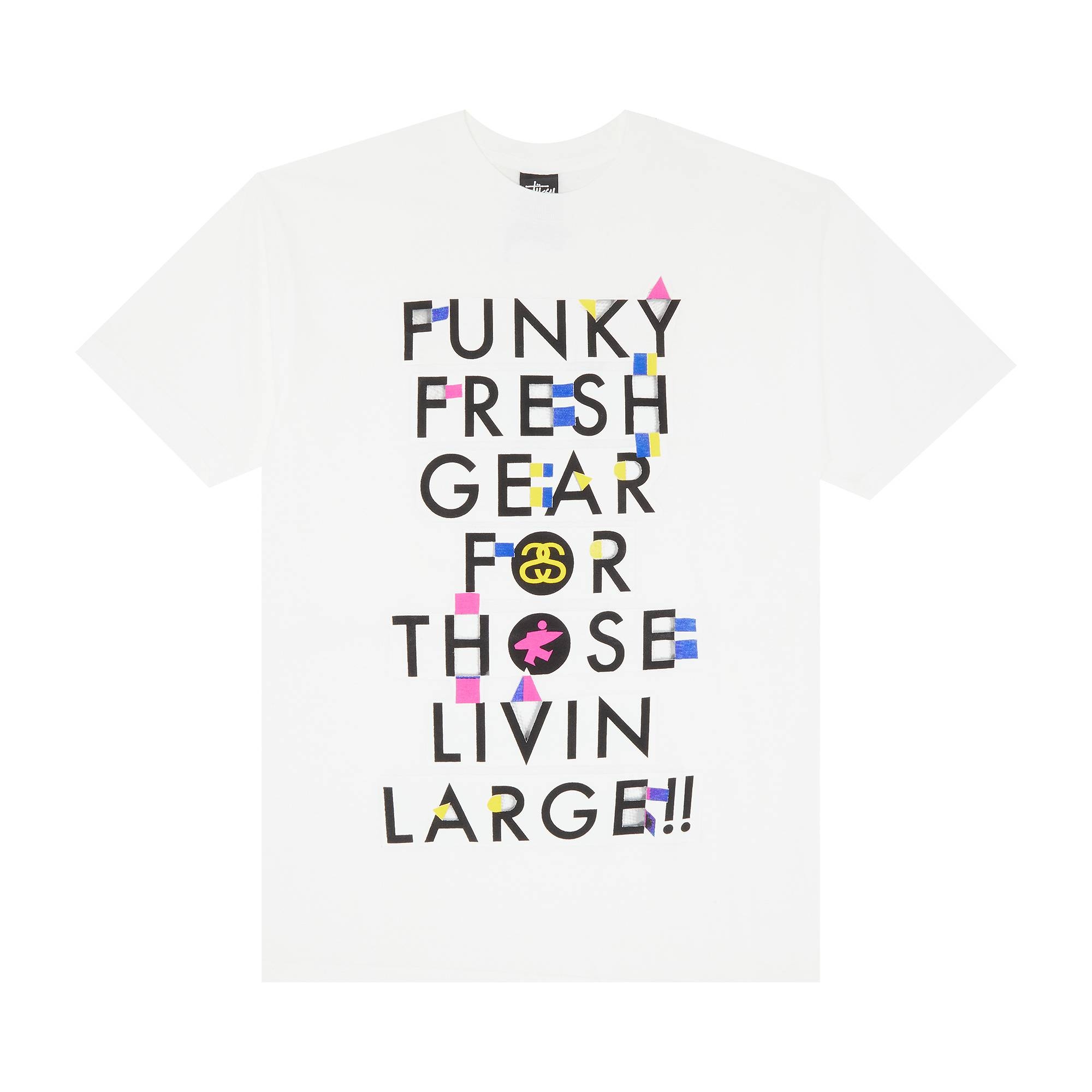 Stussy Funky Fresh Gear For Those Livin Large!! Tee 'White' - 1