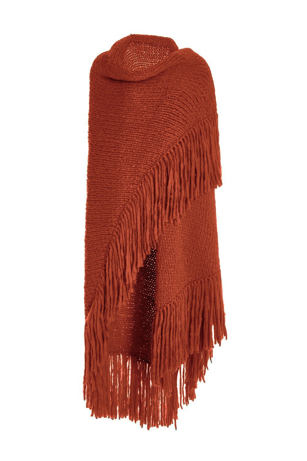 Lauren Wrap in Copper Welfat Cashmere - 1