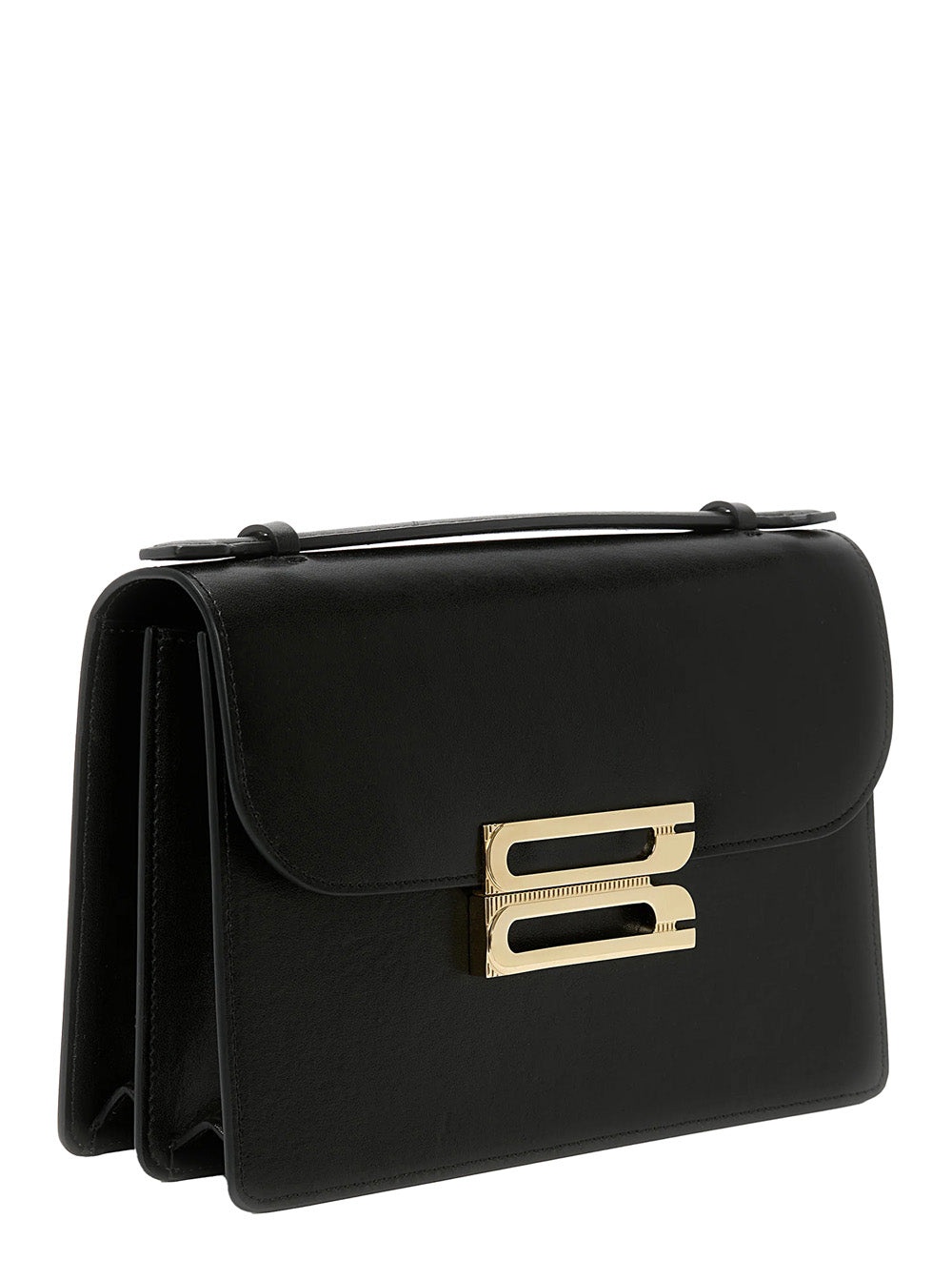 Victoria Beckham Women 'Dorian' Black Shoulder Bag With Adjustable And Removable Shoulder Strap And  - 2