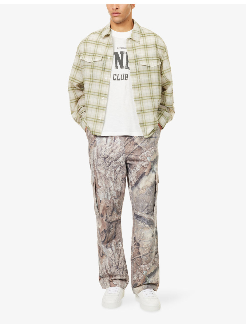 REPRESENT Big Owners Club Crewneck Cotton T-Shirt outlook