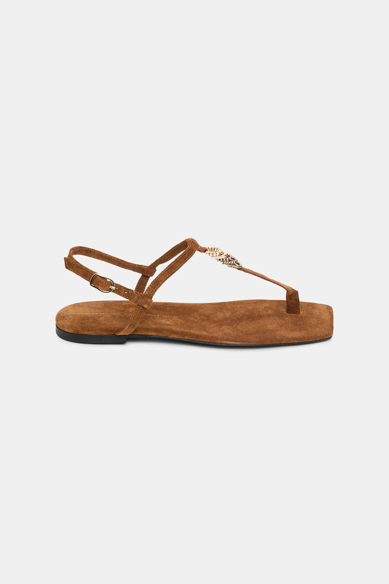 SUEDE SENSATION toe post sandal 1
