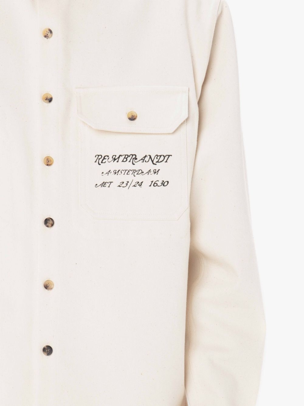 REMBRANDT PRINT OVERSHIRT - 6